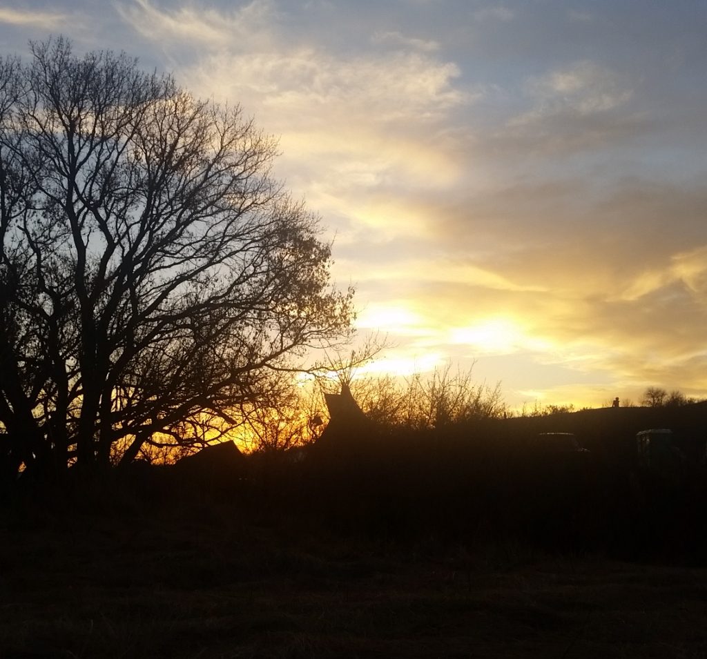sunrise in standing rock